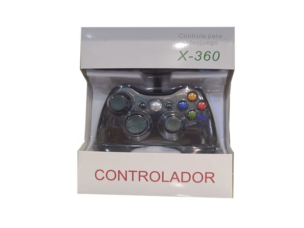 &ua  JOYSTICK XBOX 360 CON CABLE CAJA NJX301